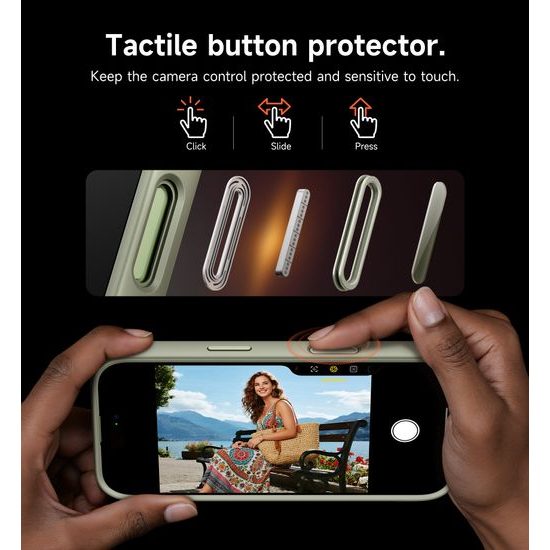 Suritch MagSafe Kickstand Camprotector θήκη iPhone 17 Pro Max, πράσινη