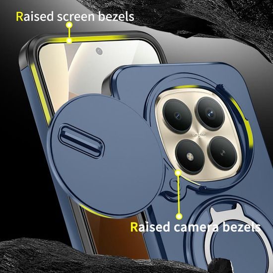 Camslide Stand maska, Xiaomi Redmi Note 15 Pro Plus 5G, plava