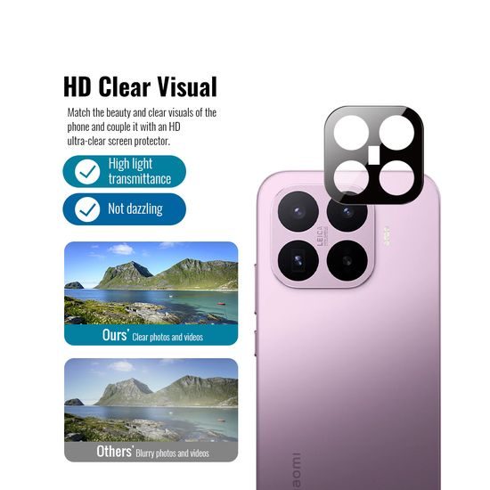 JP Combo pack, Sada 2 tvrzených skel a 2 sklíček na fotoaparát, Xiaomi 17T