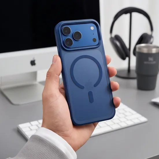 Tech-Protect MagMat MagSafe CC, iPhone 17 Pro / 18 Pro, modrý matný