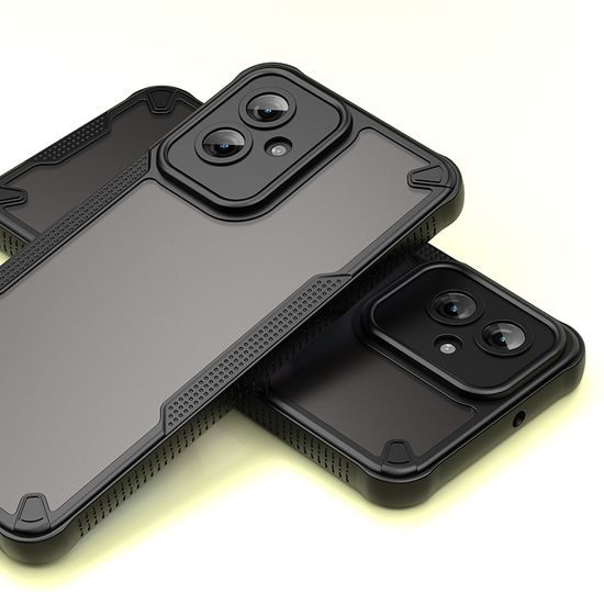ArmorShield Hybrid Case, Motorola Moto G55, μαύρο