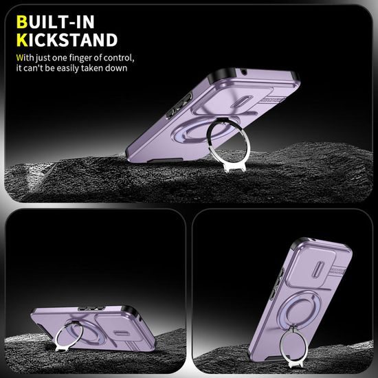 Θήκη Camslide Stand, Xiaomi 15T, μωβ