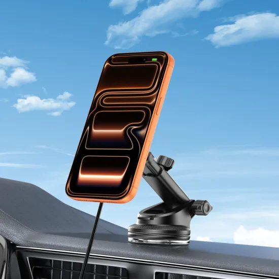 Tech-Protect V9 MagSafe βάση αυτοκινήτου με ασύρματη φόρτιση, 25W QI2.2, μαύρη