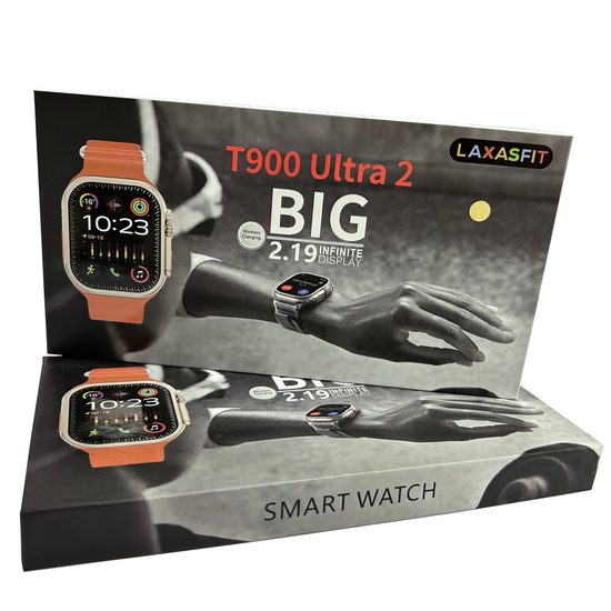 Smartwatch T900 Ultra 2, fekete