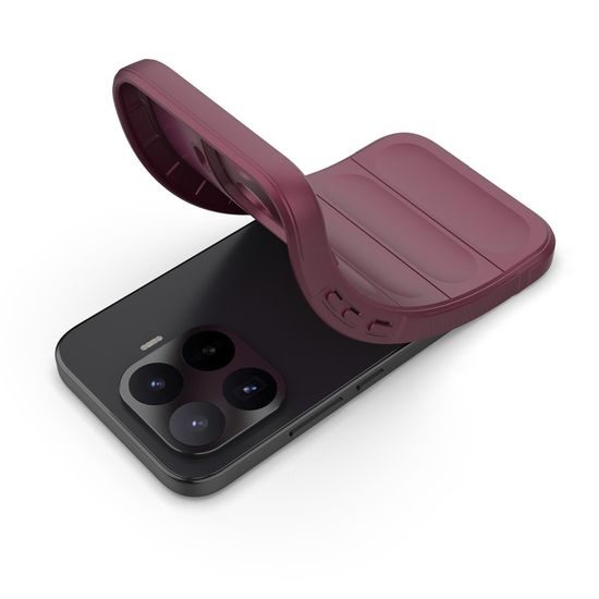 Magic Shield Hoesje voor Xiaomi 17T - Schokbestendig - Wijnrood