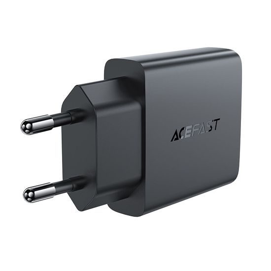 Acefast Oplader (A65) USB-C, GaN, 20W - Zwart