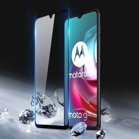 Dux Ducis 9D Edzett üveg, Motorola Moto G10 / Moto G20 / Moto G30, fekete