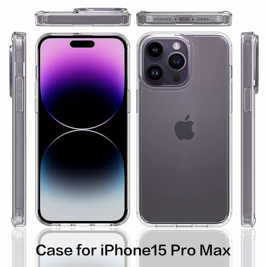 iPhone 15 Pro Max ümbris – JP läbipaistev ümbris