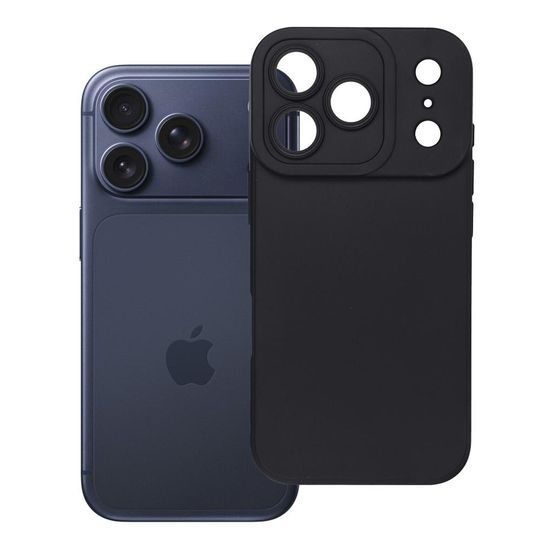 iPhone 17 Pro Max / 18 Pro Max silikona vāciņš – melns
