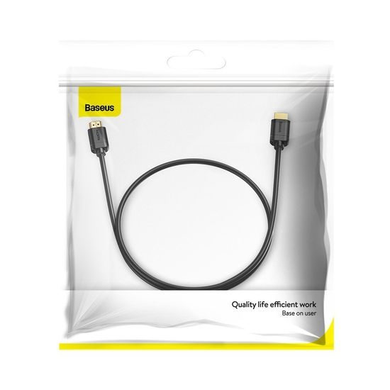 Baseus HDMI kabel, 1 m, črn (CAKGQ-A01)