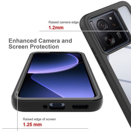 JP Defense360 obal, Xiaomi 13T / 13T Pro, čierny