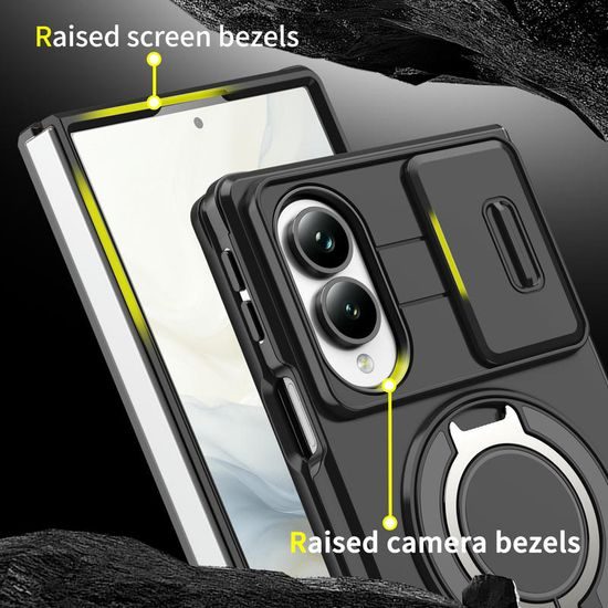Husă Camslide Stand, Samsung Galaxy Z Fold 8, negru