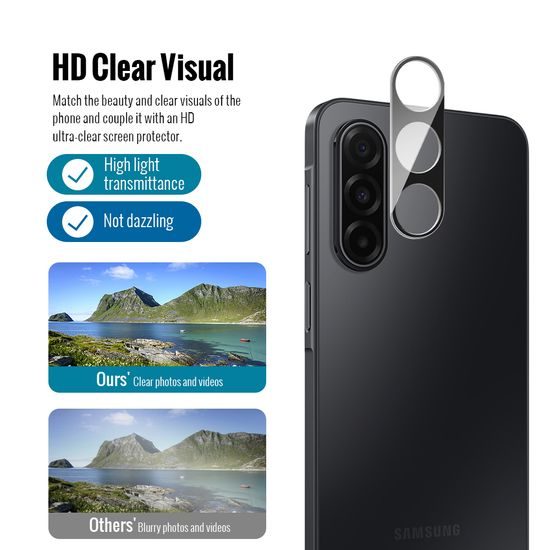 JP Combo pack, Σετ 2 σκληρυμένων γυαλιών και 2 γυαλάκια για κάμερα, Samsung Galaxy A17