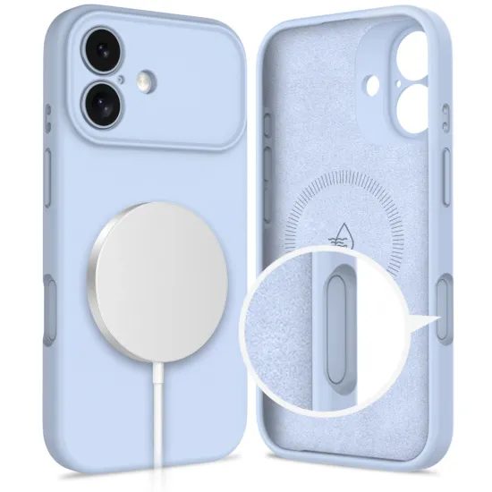 Tech-Protect Silicone MagSafe, iPhone 17, μπλε