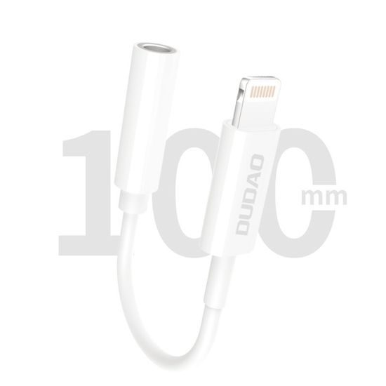 Dudao Adapter Lightning - Klinke 3,5 mm, weiß (L16i white)