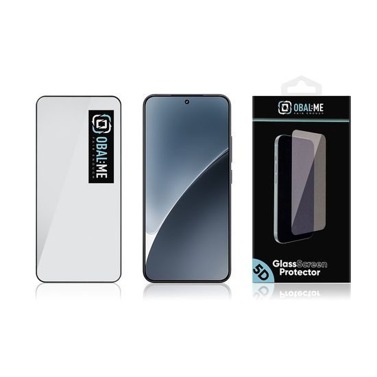 OBAL:ME 5D Zaščitno kaljeno steklo za Xiaomi 15, črno