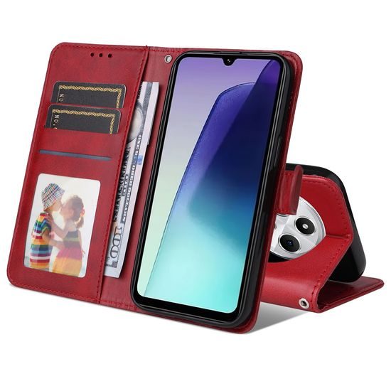 Μαγνητική Θήκη, Xiaomi Redmi 14C, κόκκινη