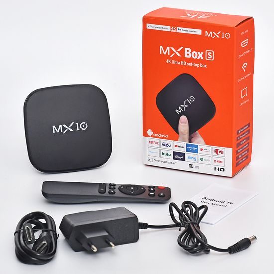 MX10 Smart TV Box mit Android 7.1 - Multimedia Streaming Box - 1 GB RAM / 8 GB Speicher