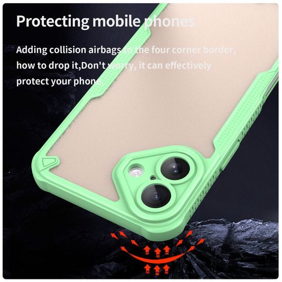 ArmorShield Hybrid Case, iPhone 16 Plus, πράσινο