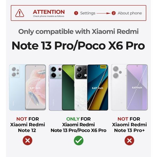 Xiaomi Redmi Note 13 Pro 5G / Poco X6 5G dėklas – Dexnor 360 Kickstand su kameros apsauga – mėlyna