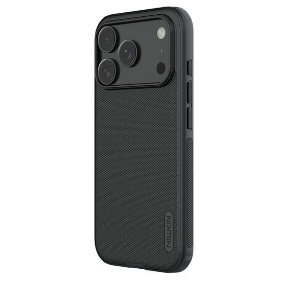 iPhone 17 Pro / 18 Pro dėklas – Nillkin Super Frosted Shield Pro Magnetic – juoda