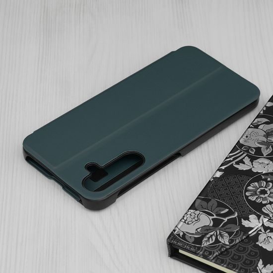Eco Leather View Case, Samsung Galaxy A16, zelené