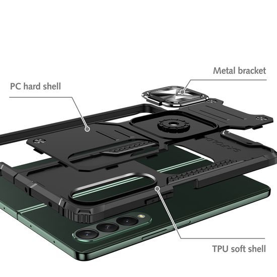 Ring Armor, Samsung Galaxy Z Fold 4, čierny