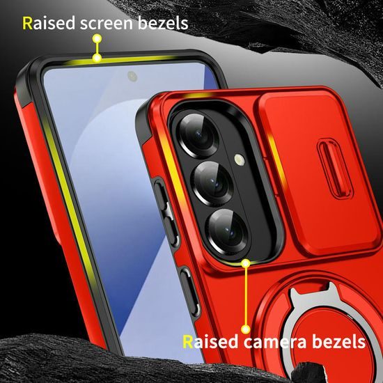 Etui Camslide Stand, Samsung Galaxy S26 Plus, czerwone