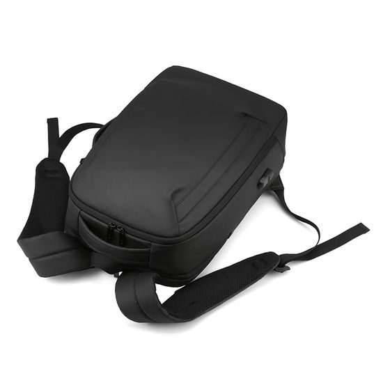 JP Rucksack B22 - Multifunktionaler Tagesrucksack 44x30x14 cm - Schwarz