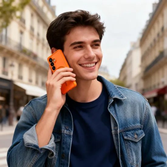 Tech-Protect MagMat MagSafe, Samsung Galaxy S26, oranžový matný