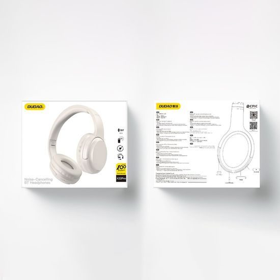 Dudao X22Pro ANC vezeték nélküli fejhallgató, fehér
