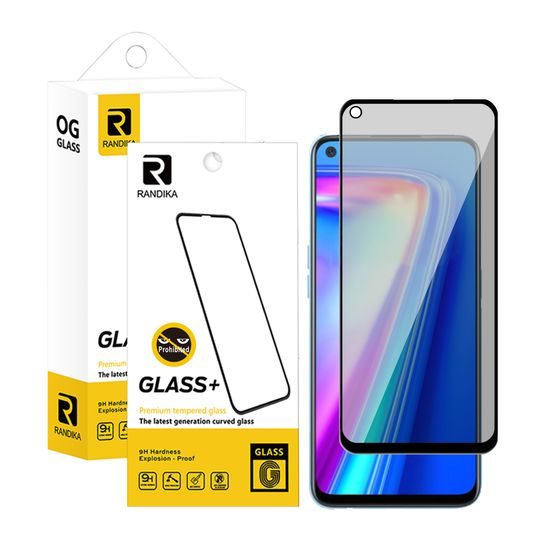 Folie de sticlă securizată Privacy 5D, Realme 8 / 8 Pro