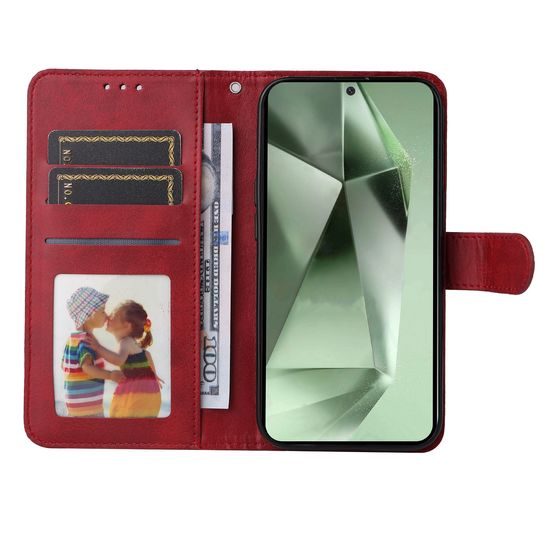 Magnet Case, Samsung Galaxy S24 FE, červený