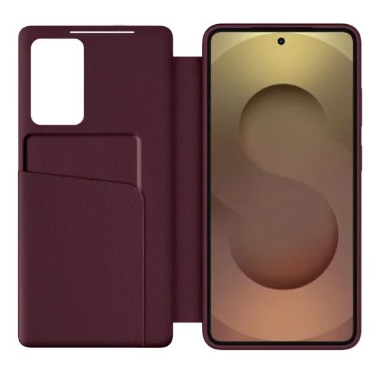 Tech-Protect Smart Wallet, Samsung Galaxy S26, vínová