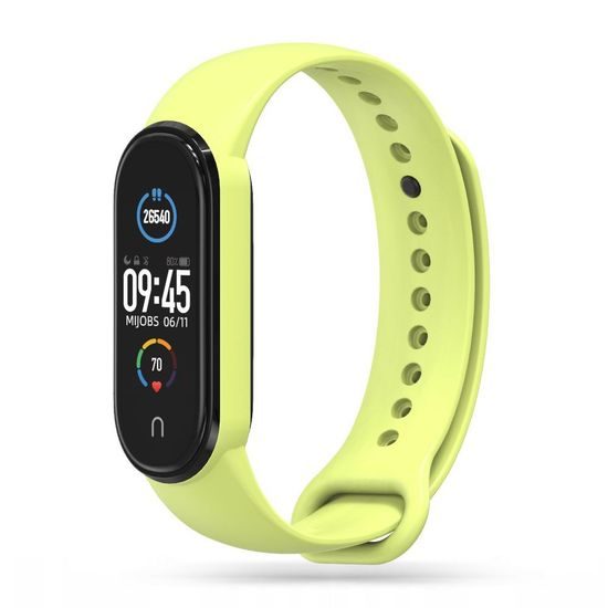 Tech-Protect IconBand Xiaomi Mi Smart Band 5 / 6 / 6 NFC / 7, světle žlutý