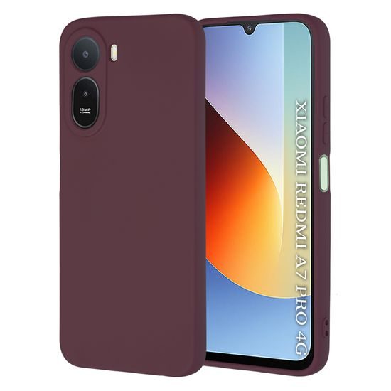 Techsuit SoftFlex maska, Xiaomi Redmi A7 Pro 4G, bordo