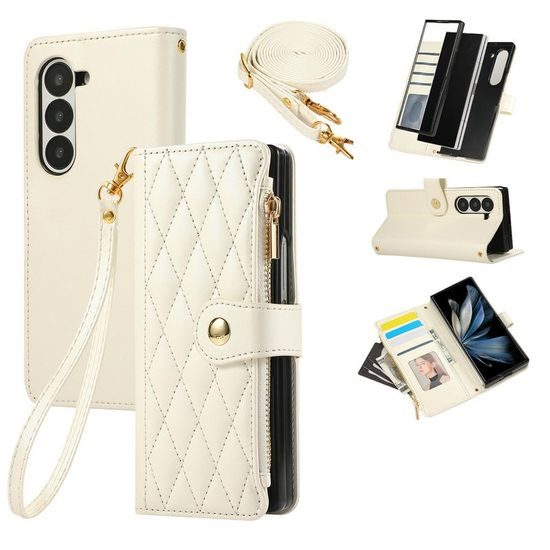 Θήκη Glamour, Samsung Galaxy Z Fold 7, λευκή