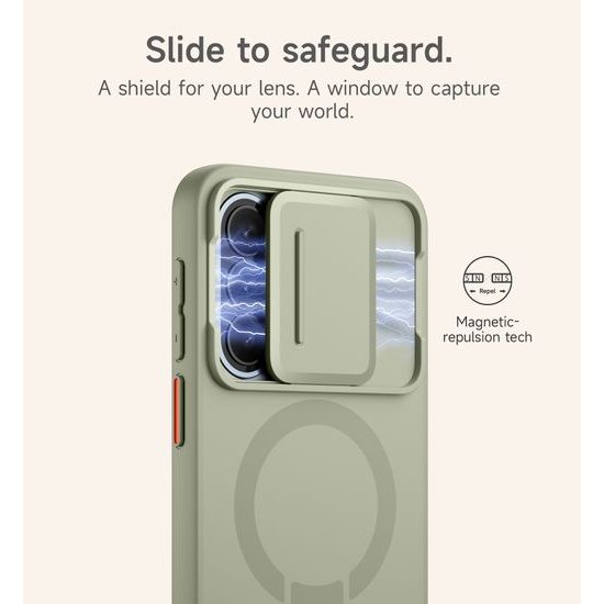 Suritch MagSafe Schutzhülle für Samsung Galaxy A57 mit Kickstand und Kamera-Schutz - Grün