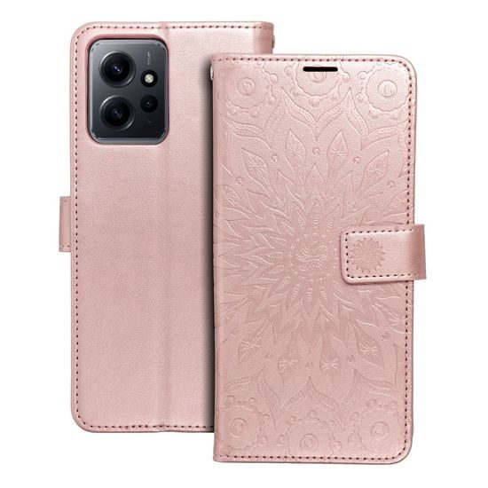 Mezzo pouzdro, Xiaomi Redmi Note 12 5G, vzor 2, rosegold