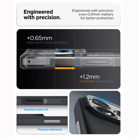 Spigen Nano Pop Mag MagSafe, iPhone 17 Pro Max / 18 Pro Max, crna