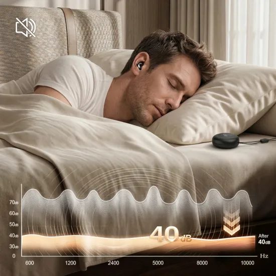 Tech-Protect QuietFit špunty do uší, černé