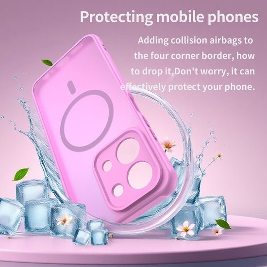 Techsuit HaloFrost II MagSafe, Xiaomi Redmi 15C 4G / 5G, ροζ