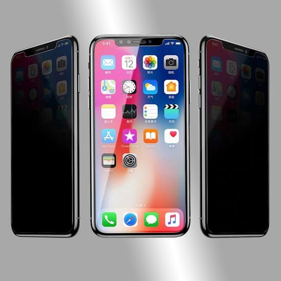 Techsuit 111D Privacy Panzerglas für Xiaomi Redmi 17 4G / 5G - Gehärtetes Displayschutzglas mit Anti-Spy Technologie - Schwarz
