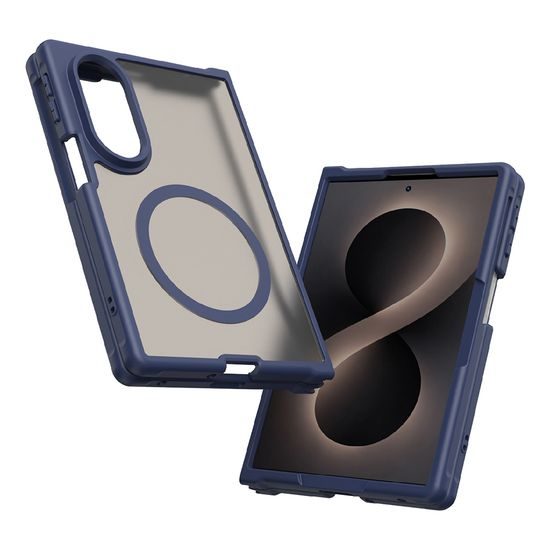Techsuit HaloFrost II MagSafe Schutzhülle für Samsung Galaxy Z Fold8 - Magnetische Handyhülle mit Stoßschutz - Blau