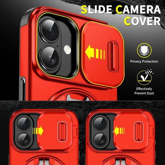 Θήκη Camslide Stand, iPhone 17, κόκκινη