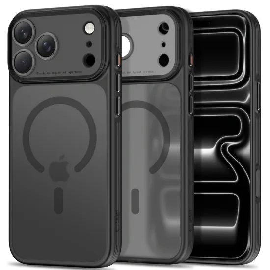 Tech-Protect MagPrime MagSafe CC, iPhone 17 Pro Max / 18 Pro Max, matná čierna