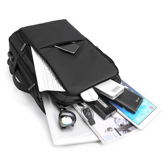 JP Σακίδιο B06, 43*30*17~22 cm, μαύρο