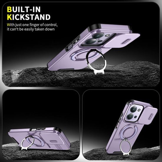 Camslide Stand Hülle, Xiaomi Redmi 15C, violett