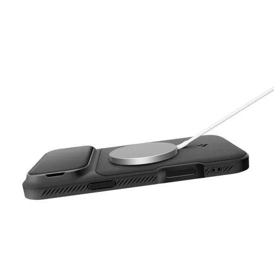 iPhone 17 Pro Max / 18 Pro Max vāciņš – Spigen Optik Armor MagSafe – melns