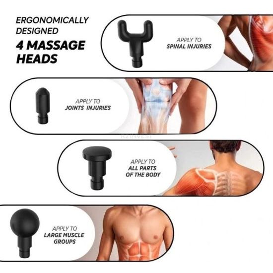 Συσκευή μασάζ FH-320, μαύρη